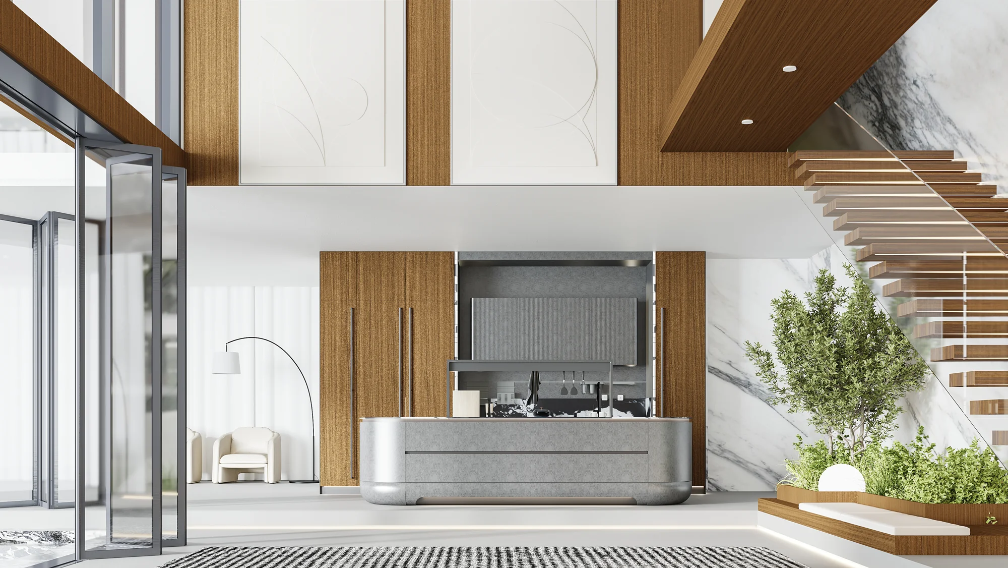 Gediao II / Kitchen / Concept rendering